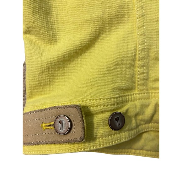 PILCRO AND THE LETTERPRESS‎ Women's yellow denim jacket. Size LargeP - Picture 7 of 9